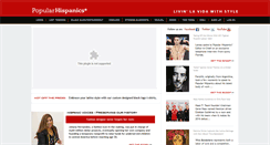 Desktop Screenshot of popularhispanics.com